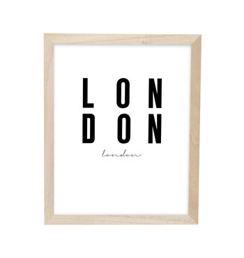 Cuadro London 28 x 35 cm