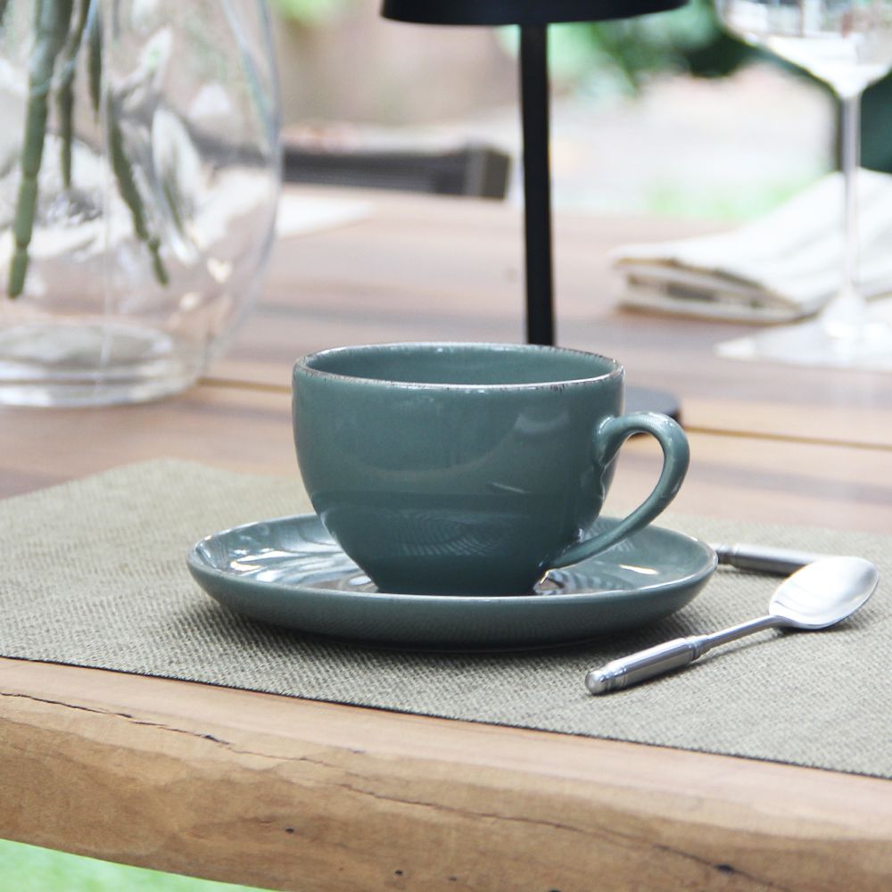 Taza c/Plato Positano Green